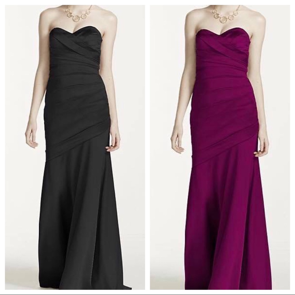 David’s Bridal Formal, Prom, Strapless Gowns